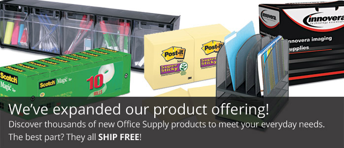 Discover thousands of new office supplies to meet your everyday needs!
Shop Now
